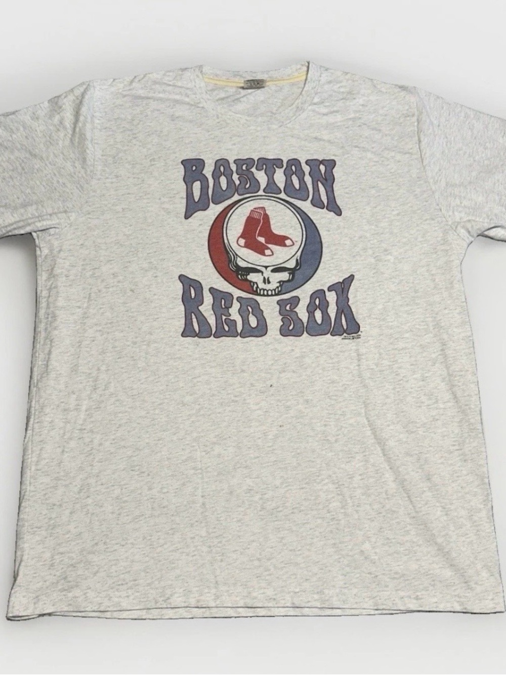 Boston Red Sox Gray Graphic Short Sleeve Tee - Team Logo